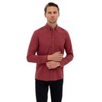 Pierre Cardin Erkek Bordo Gömlek Desenli 50316751-VR014