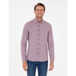 Pierre Cardin Erkek Bordo Slim Fit Uzun Kollu Gömlek 50297998-VR014