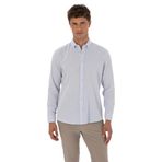 Pierre Cardin Erkek Buz Mavisi Gömlek Desenli 50303388-VR095