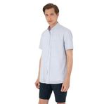 Pierre Cardin Erkek Buz Mavisi Gömlek Kısa Kollu 50302730-VR095