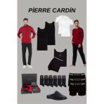 Pierre Cardin Erkek Çeyizlik Kutulu Gönderim 18'Li Bordo Full Ekonomik Damat Seti