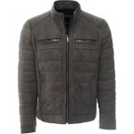 Pierre Cardin Erkek Deri Ceket - 54 - Gri