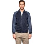 Pierre Cardin Erkek Deri Ceket - Mavi - 50