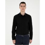 Pierre Cardin Erkek Dokuma Gömlek 1833516 - Siyah - XL