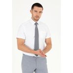 Pierre Cardin Erkek Dokuma Gömlek - 2XL - 3XL - Beyaz