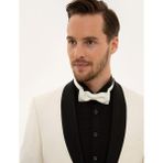 Pierre Cardin Erkek Ekru Yelekli Damatlık Smokin 50226688-VR019 - 6 Drop - 46