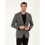 Pierre Cardin Erkek Füme Slim Fit Ceket 50293351-VR058 - 46 - 6 Drop