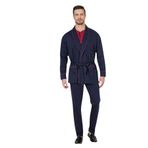 Pierre Cardin Erkek Geniş Kalıp Sabahlık ve Pamuklu Pijama Takımı 3 Parça Çeyiz Seti