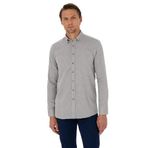 Pierre Cardin Erkek Gri Gömlek Desenli 50316768-VR024