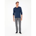 Pierre Cardin Erkek Gri Regular Fit Beli Yandan Lastikli Kanvas Pantolon 50295941-VR024 - 31 - 34