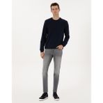 Pierre Cardin Erkek Gri Slim Fit Jean Pantolon 50315827-VR024 - 30 - 38