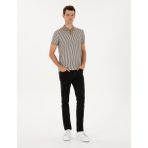 Pierre Cardin Erkek Gri Slim Fit Jean Pantolon 50317292-VR024 - 32 - 30