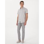 Pierre Cardin Erkek Gri Slim Fit Kanvas Pantolon 50308077-VR024 - 32