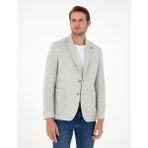 Pierre Cardin Erkek Gri Yün Karışımlı Slim Fit Ceket 50292127-VR024 - 48 - 6 Drop