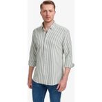 Pierre Cardin Erkek Haki Regular Fit Çizgili Uzun Kollu Gömlek 50320859-VR027 - 2XL