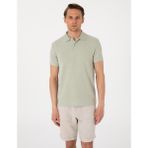 Pierre Cardin Erkek Haki Slim Fit Örme Dokulu Polo Yaka Tişört 50310171-VR027 - 2XL