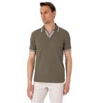 Pierre Cardin Erkek Haki Tişört 50310162-VR027