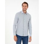Pierre Cardin Erkek İndigo Gömlek Desenli 50297468-vr028