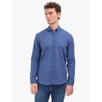Pierre Cardin Erkek İndigo Gömlek Desenli 50316736-VR028