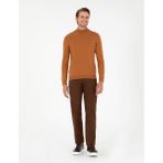 Pierre Cardin Erkek Kahverengi Regular Fit Kanvas Pantolon 50292505-VR029 - 31 - 34