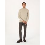 Pierre Cardin Erkek Kahverengi Slim Fit Jean Pantolon 50317311-VR197 - Sütlü Kahve - 32 - 33