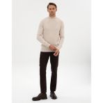 Pierre Cardin Erkek Kahverengi Slim Fit Kanvas Pantolon 50315265-VR029 - 33 - 32