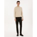 Pierre Cardin Erkek Koyu Haki Regular Fit Kanvas Pantolon 50310902-VR111 - 32 - 33