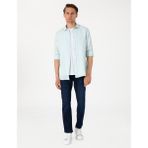 Pierre Cardin Erkek Koyu Lacivert Slim Fit Jean Pantolon 50308974-VR100 - 32 - 34