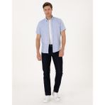 Pierre Cardin Erkek Koyu Lacivert Straight Fit Jean Pantolon 50308876-VR100 - 34 - 32