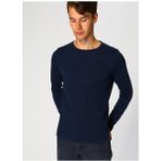 Pierre Cardin Erkek Lacivert Düz Kazak - XL - 105-Renkli