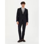 Pierre Cardin Erkek Lacivert Ex. Slim Fit Yün Karışımlı Takım Elbise 50273452-Vr033 - 46 - 6 Drop