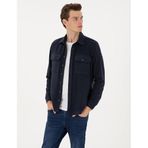Pierre Cardin Erkek Lacivert Gömlek Desenli 50316739-VR033