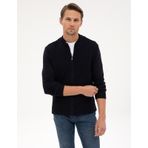 Pierre Cardin Erkek Lacivert Hırka Triko 50317341-vr033 Lacivert