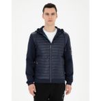 Pierre Cardin Erkek Lacivert Kapişonlu Baharlık Mevsimlik Mont 50285304-VR033 - 46
