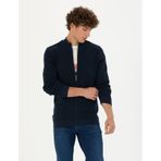 Pierre Cardin Erkek Lacivert Melanj Triko Hırka 50278100-vr120