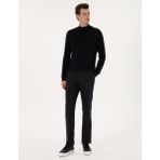 Pierre Cardin Erkek Lacivert Regular Fit Beli Lastikli Kanvas Pantolon 50317282-VR033 - 34