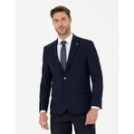 Pierre Cardin Erkek Lacivert Slim Fit Ceket 50285094-VR033 - 6 Drop - 46