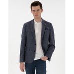 Pierre Cardin Erkek Lacivert Slim Fit Ceket 50305821-VR033 - 48 - 6 Drop