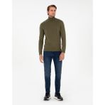 Pierre Cardin Erkek Lacivert Slim Fit Jean Pantolon 50295872-VR033 - 30