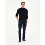 Pierre Cardin Erkek Lacivert Slim Fit Kanvas Pantolon 50292346-VR033 - 31 - 32