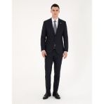 Pierre Cardin Erkek Lacivert Slim Fit Takım Elbise 50285263-VR033 - 46 - 6 Drop