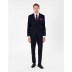 Pierre Cardin Erkek Lacivert Slim Fit Takım Elbise 50292940-VR033 - 6 Drop - 60