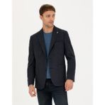 Pierre Cardin Erkek Lacivert Slim Fit Yün Karışımlı Ceket 50279478-VR033 - 48 - 6 Drop
