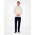 Pierre Cardin Erkek Lacivert Straight Fit Jean Pantolon 50292081-VR033 - 31 - 34
