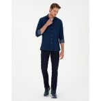Pierre Cardin Erkek Lacivert Straight Fit Jean Pantolon 50299987-Vr033 - 32 - 34