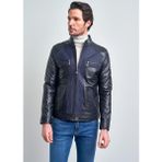 Pierre Cardin Erkek Lacivert Süet Hakiki Deri Ceket - 58