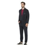 Pierre Cardin Erkek Lacivert Triko Ropdöşambır Ve Pijama 5'li Set Takım (Lacivert / L)