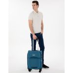 Pierre Cardin Erkek Mavi Kabin Boy Kumaş Valiz 50312934-VR036