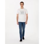 Pierre Cardin Erkek Mavi Slim Fit Jean Pantolon 50302673-VR036 - 32
