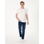 Pierre Cardin Erkek Mavi Slim Fit Jean Pantolon 50309099-VR036 - 32 - 40